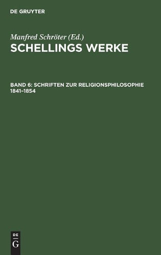 Schriften zur Religionsphilosophie 1841–1854 (German Edition