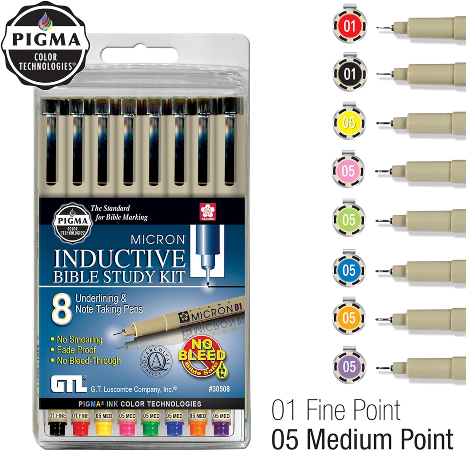 PIGMA MICRON INDUCTIVE BIB 8PK