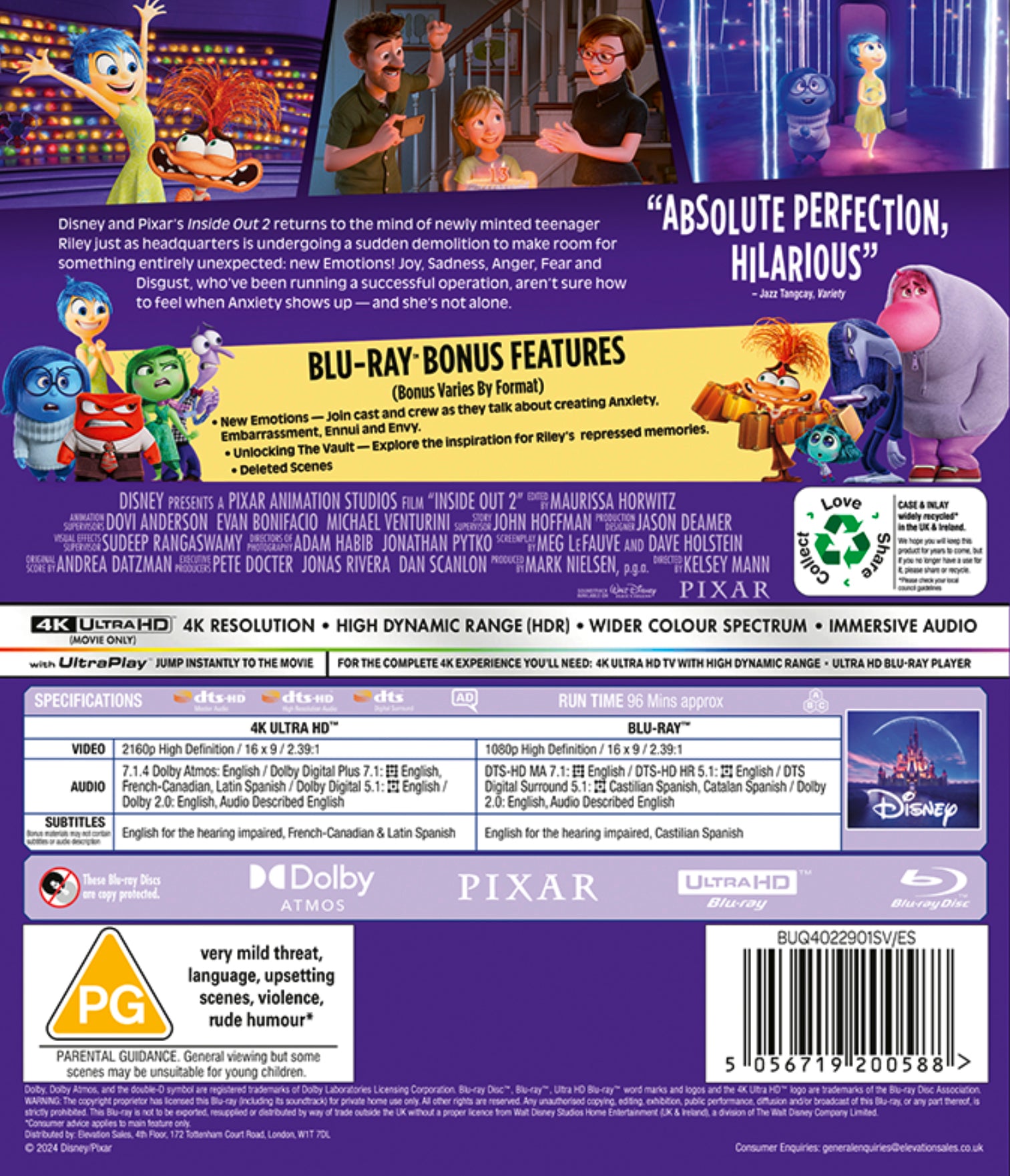 Disney Pixar's Inside Out 2