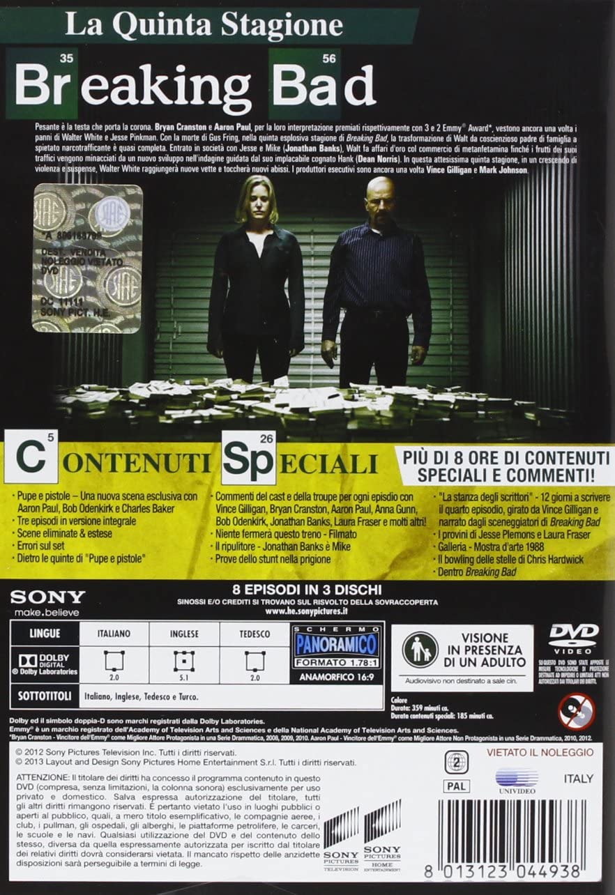 Breaking Bad Stg.5 (Box 3 DVD)