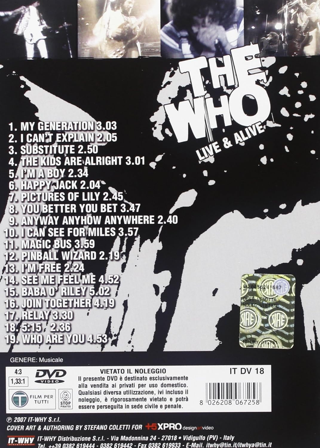 Who Dvd-Live & Live