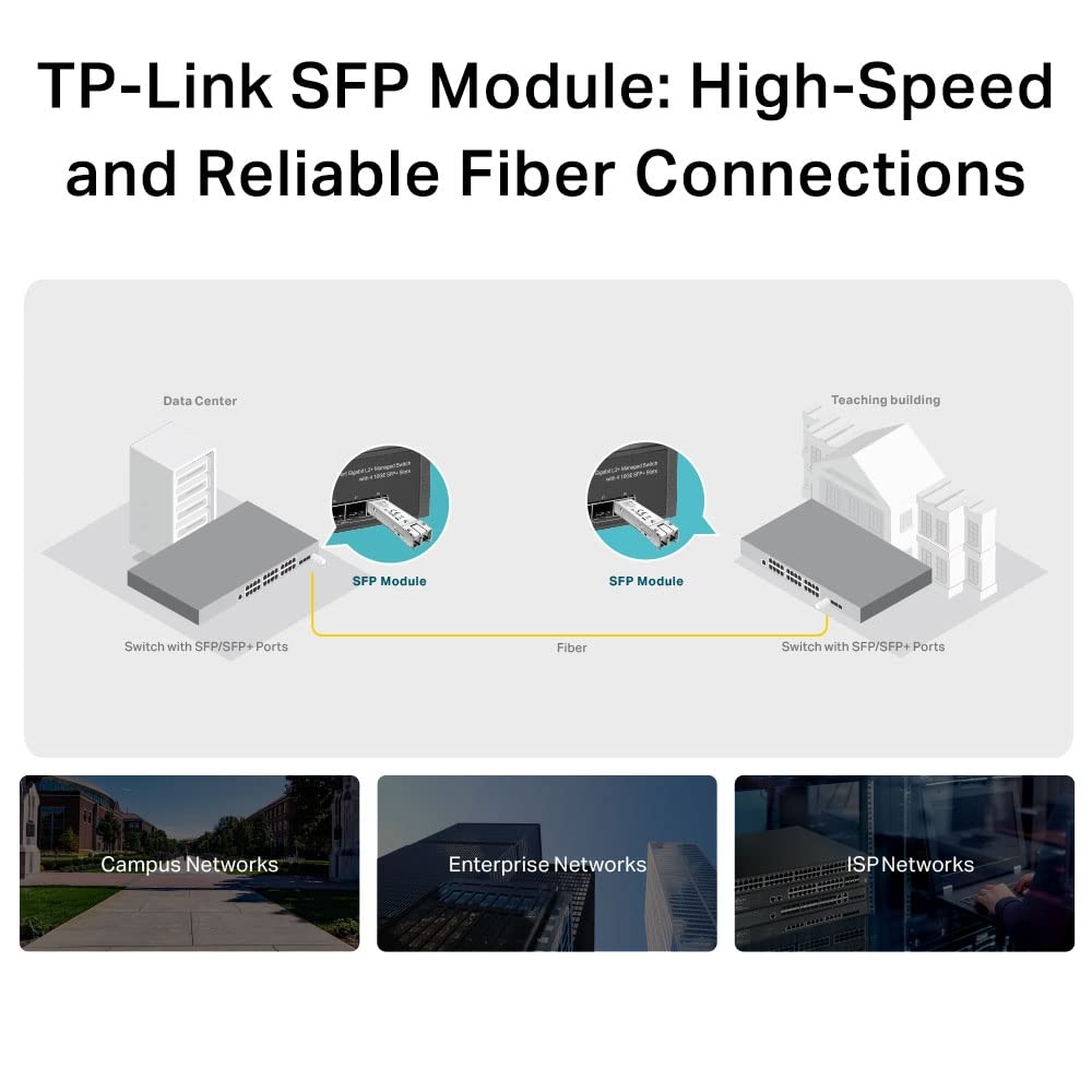 TP-Link MiniGBIC Module, IEEE 802.3z, CSMA/CD, TCP/IP, 1310nm Wave Length, 3.3V Power Supply, 9/125 um Single-mode (SM311LS
