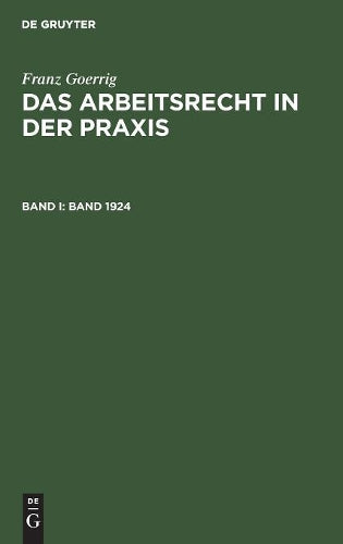 Band 1924 (German Edition