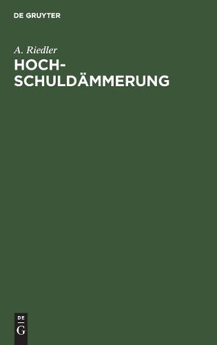Hochschuldämmerung (German Edition