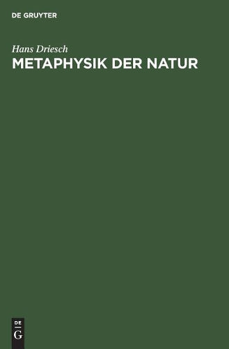 Metaphysik der Natur (German Edition
