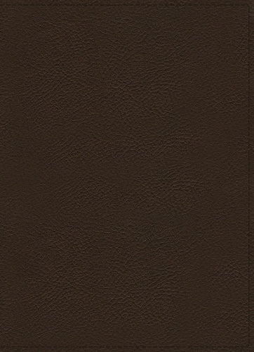 NKJV, Wiersbe Study Bible, Genuine Leather, Brown, Red Letter, Comfort Print