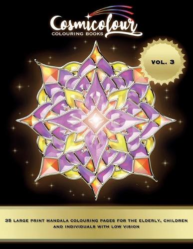 35 Large Print Mandalas for the Elderly, Children and Individuals with Low Vision Volume 3