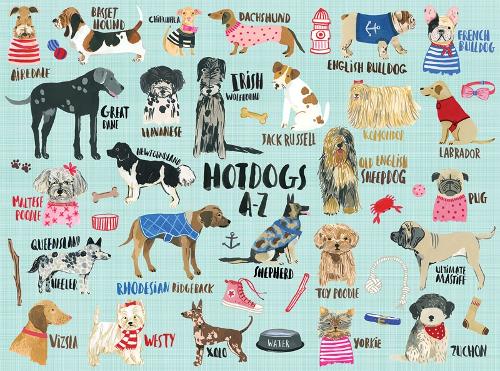 Hot Dogs A-Z 1000 Piece Puzzle