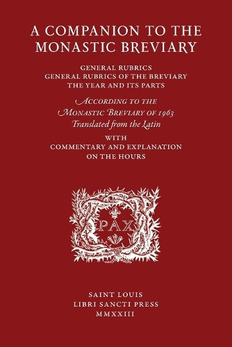 A Companion to the Monastic Breviary