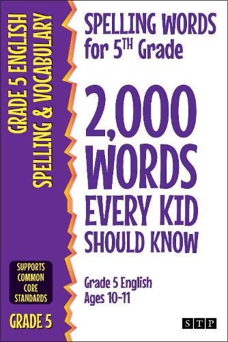 Spelling Words for 5th Grade