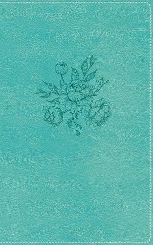 Nvi, Biblia de la Mamá Ocupada, Leathersoft, Turquesa, Palabras de Jesús En Rojo, Comfort Print