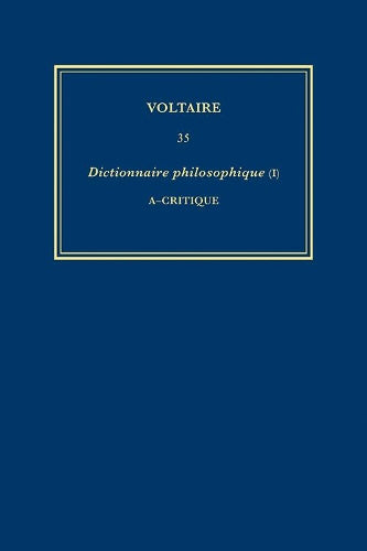 Œuvres complètes de Voltaire (Complete Works of Voltaire) 35