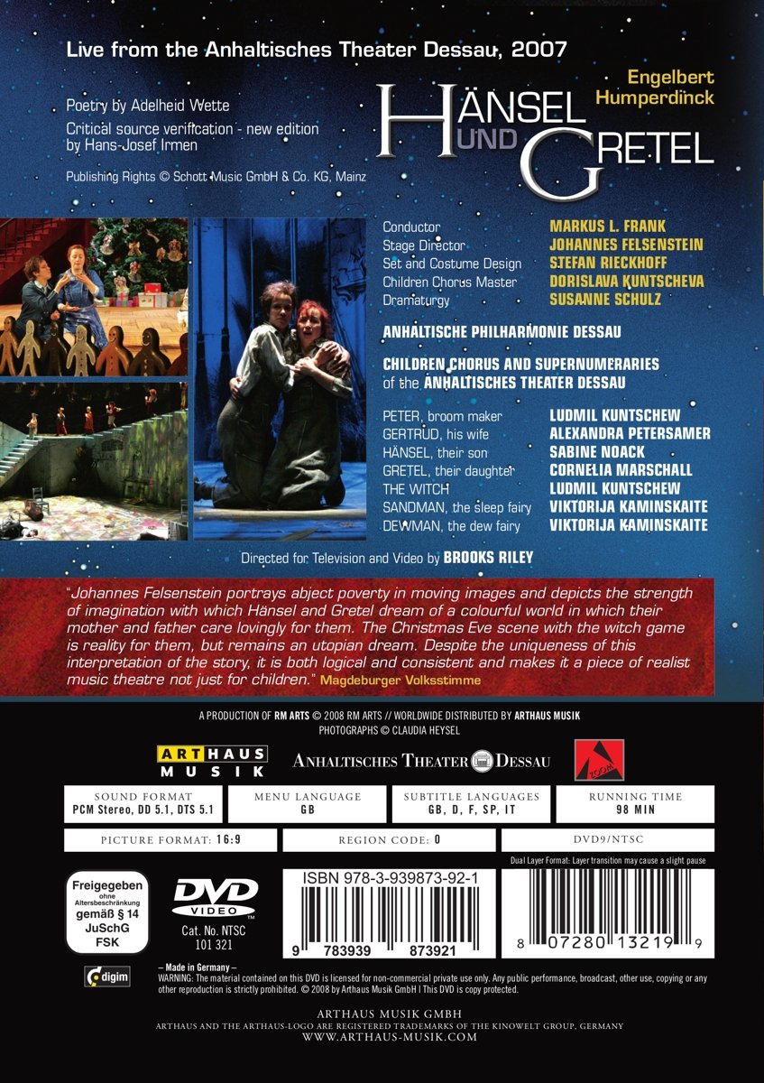 Humperdinck - Hansel Und Gretel (Frank) (NTSC)