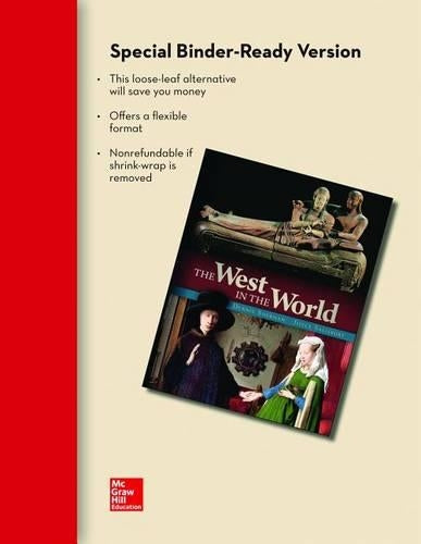 Looseleaf for the West in the World, Vol II: From the Renaissance
