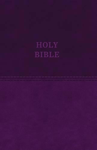 KJV Holy Bible: Value Large Print Thinline, Purple Leathersoft, Red Letter, Comfort Print: King James Version