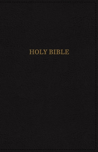 KJV Holy Bible: Giant Print with 53,000 Cross References, Deluxe Black Leathersoft, Red Letter, Comfort Print (Thumb Indexed): King James Version