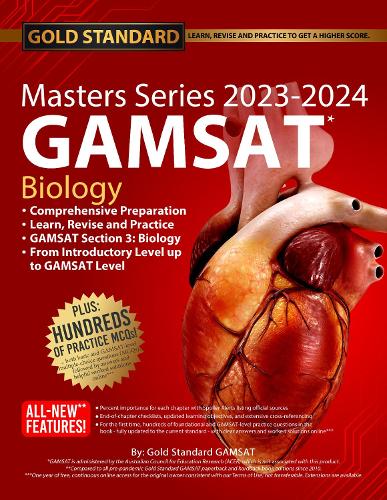 2023-2024 Masters Series Biology GAMSAT Preparation by Gold Standard GAMSAT