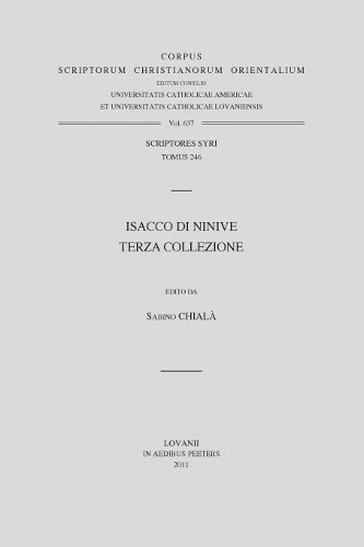 Isacco di Ninive. Terza Collezione