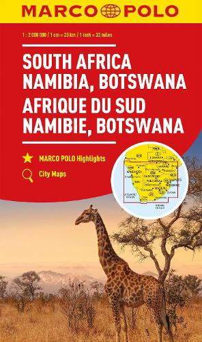 South Africa, Namibia, Botswana Marco Polo Map (Marco Polo Maps