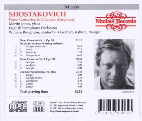 Piano Concerto Nos. 1 & 2, Chamber Symphony (Boughton, Eso)