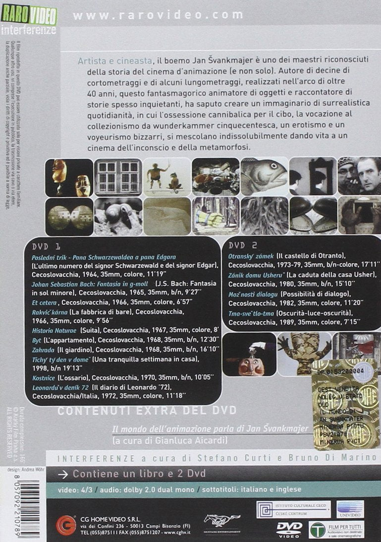 Il Mondo Di Jan Vankmajer - 14 Cortometraggi (1964 - 1989