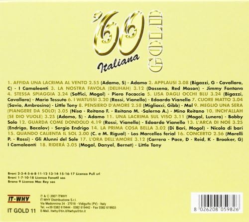 60 Italiana Gold