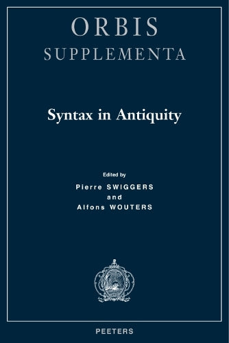 Syntax in Antiquity