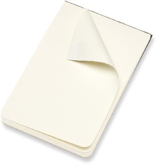 Moleskine 9 x 14 cm Pocket Size Art Sketchbook, Paper for Pencils, Charcoal, Pens, Fountain Pens and Markers Soft Cover, Colour Black, 48 Pages
