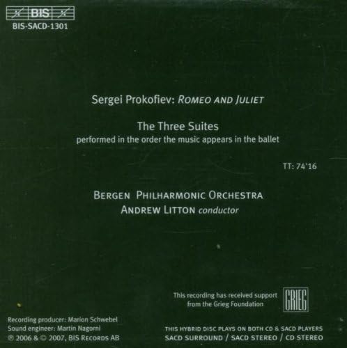 Romeo and Juliet: The 3 Suites (Litton, Bergen Po)