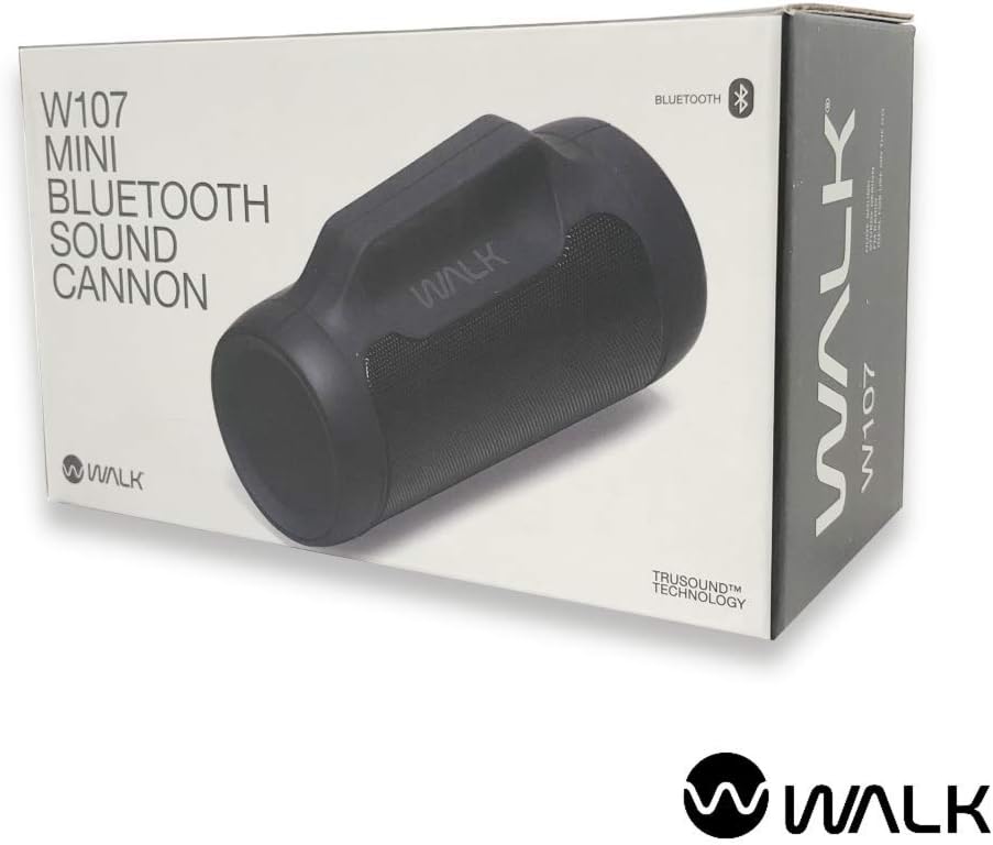 Walk Audio Mini Bluetooth Speaker Sound Cannon - Black