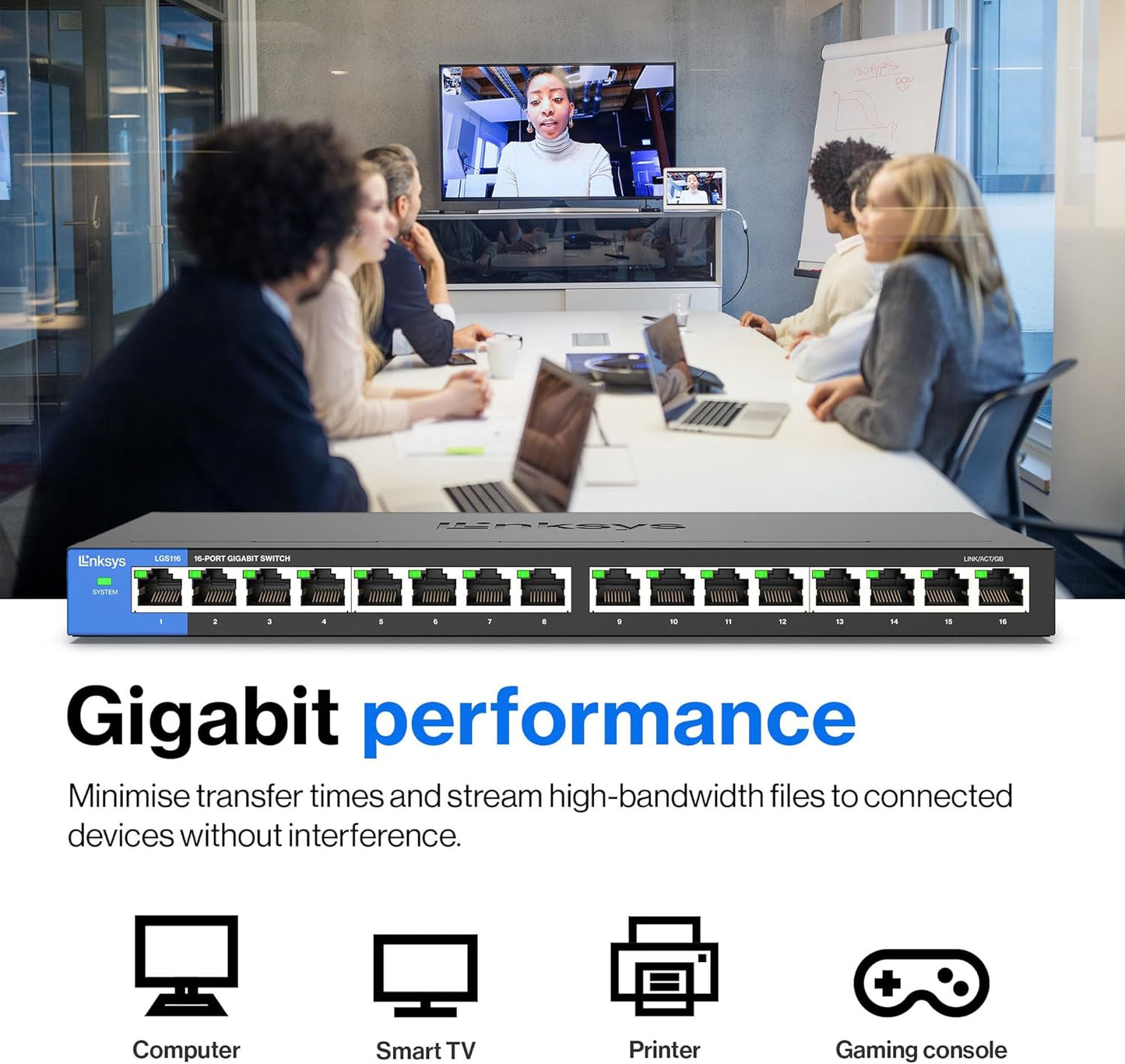 Linksys Unmanaged Switches 16-Port