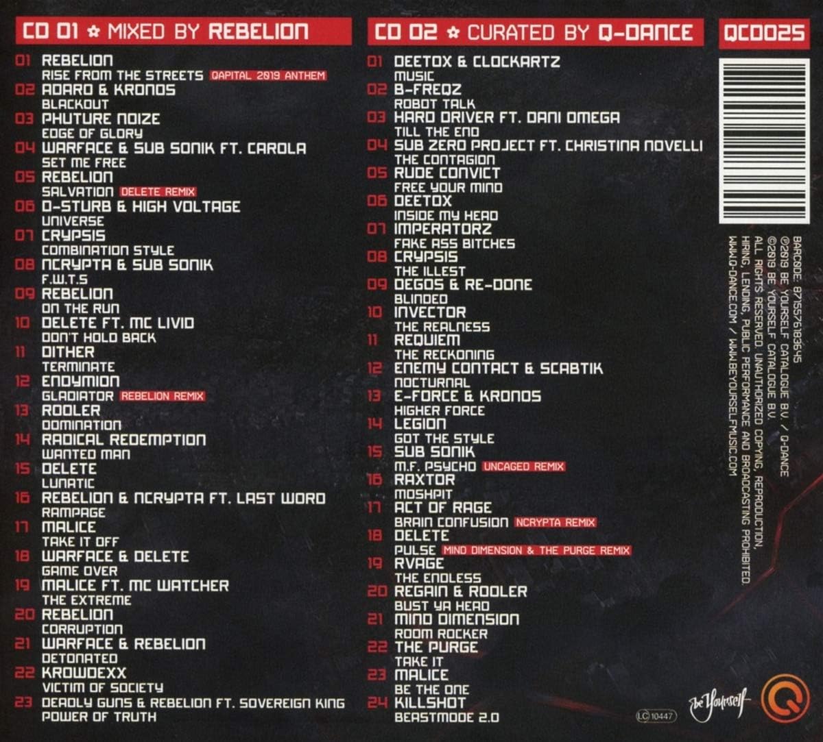 Qapital 2019-Mixed By Rebelion