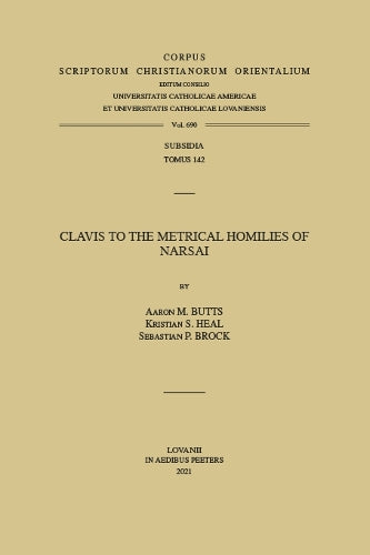 Clavis to the Metrical Homilies of Narsai