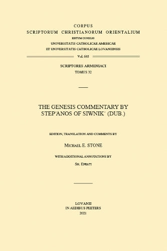 The Genesis Commentary by Step'anos of Siwnik' (dub.)