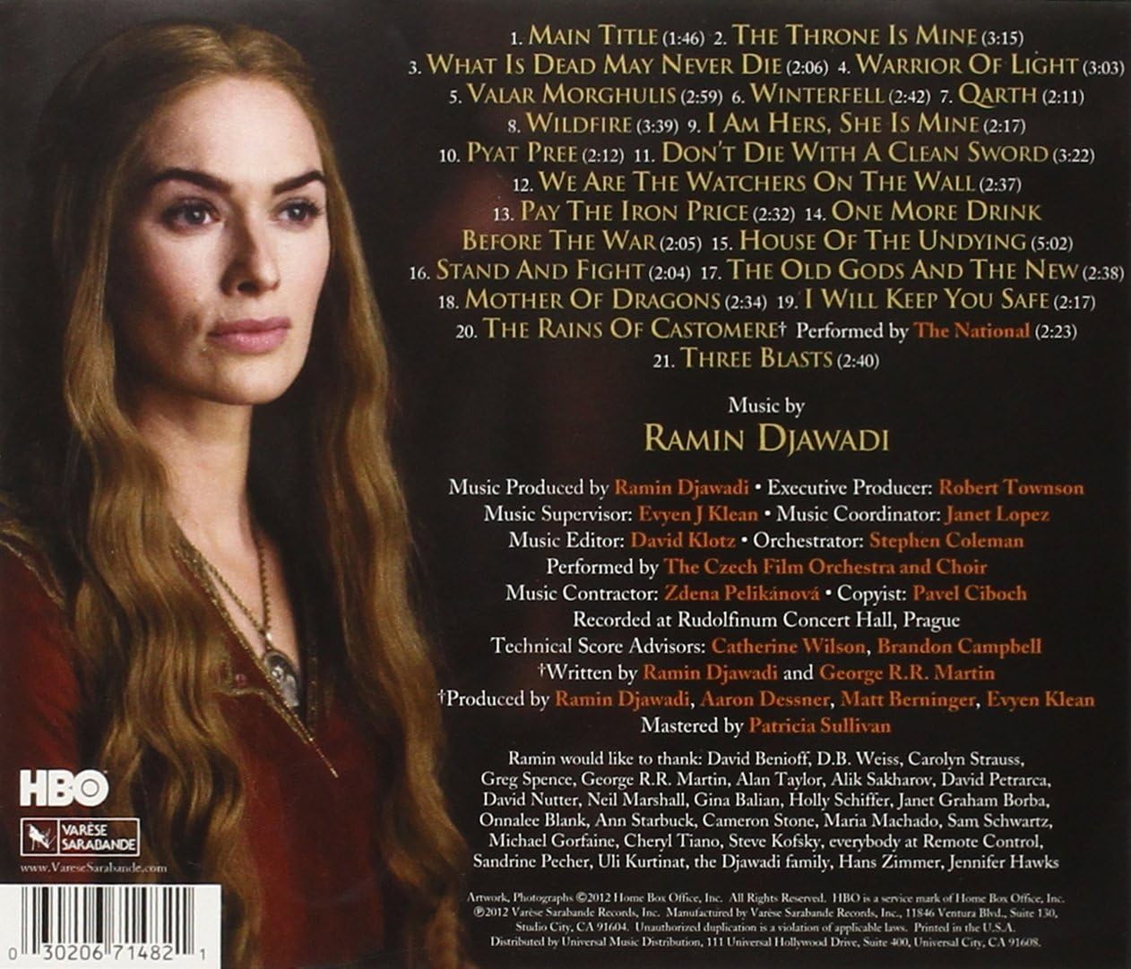 Game of Thrones: Season 2 (Music From the HBO Series)