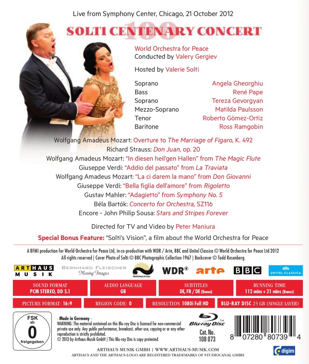 Solti Centenary Concert