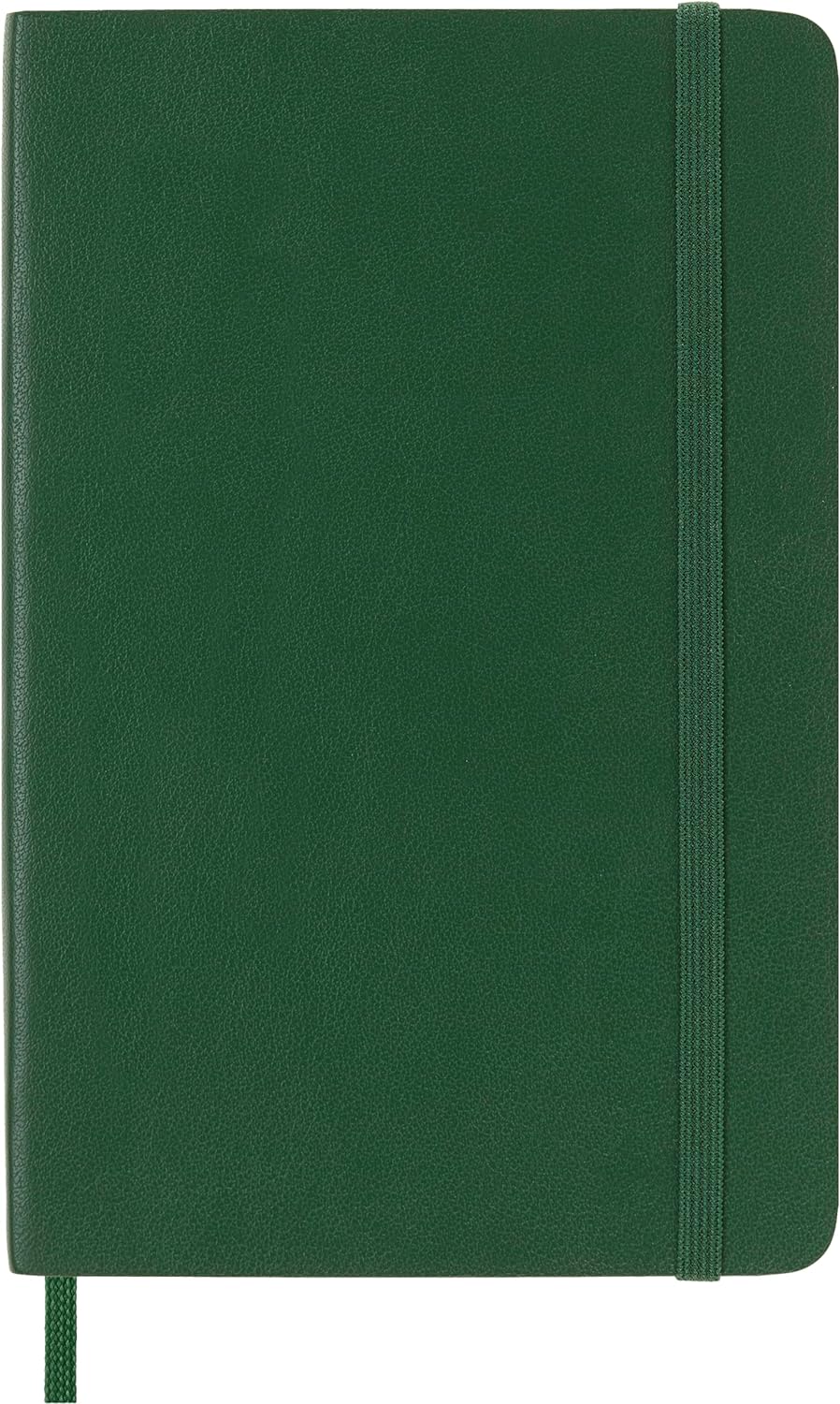 Moleskine Classic Plain Paper Notebook - Soft Cover and Elastic Closure Journal - Color Myrtle Green - Pocket 9 x 14 A6 - 192 Pages