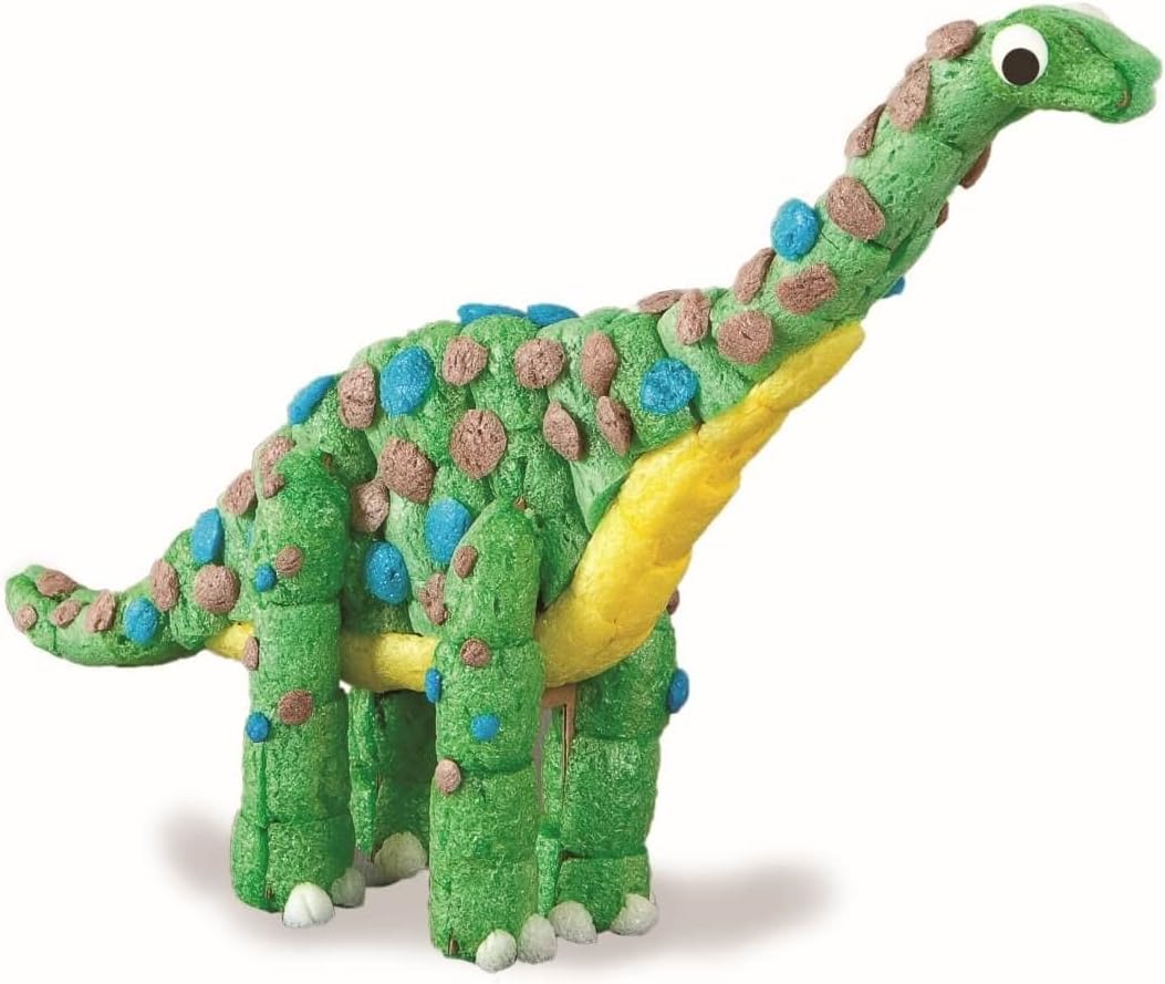 PlayMais FUN TO PLAY Dinosaur für Kinder ab 3 Jahren | Motorik-Spielzeug mit 550 Stück, Vorlagen & Anleitung | Natürliches Spielzeug | Fördert Kreativität & Feinmotorik