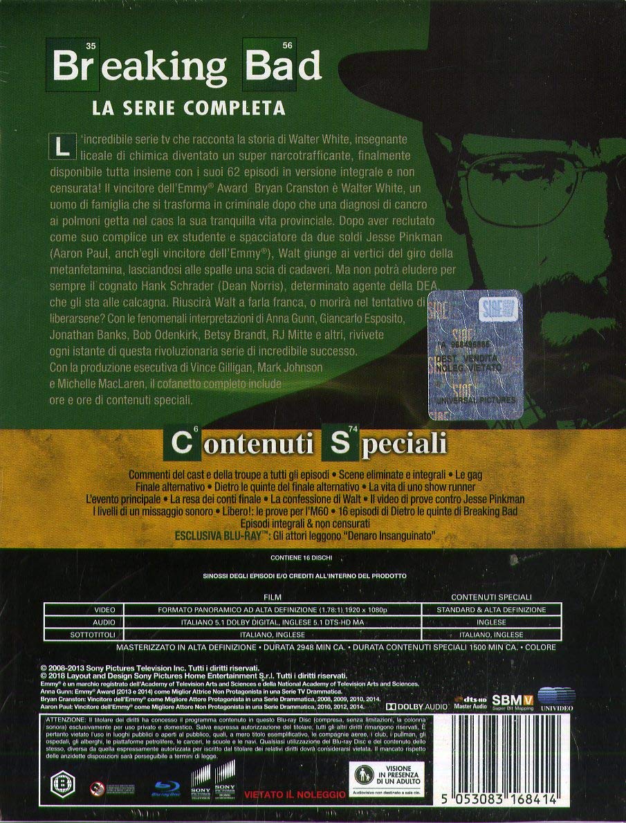 Breaking Bad-La Serie Completa (16 Blu-Ray)