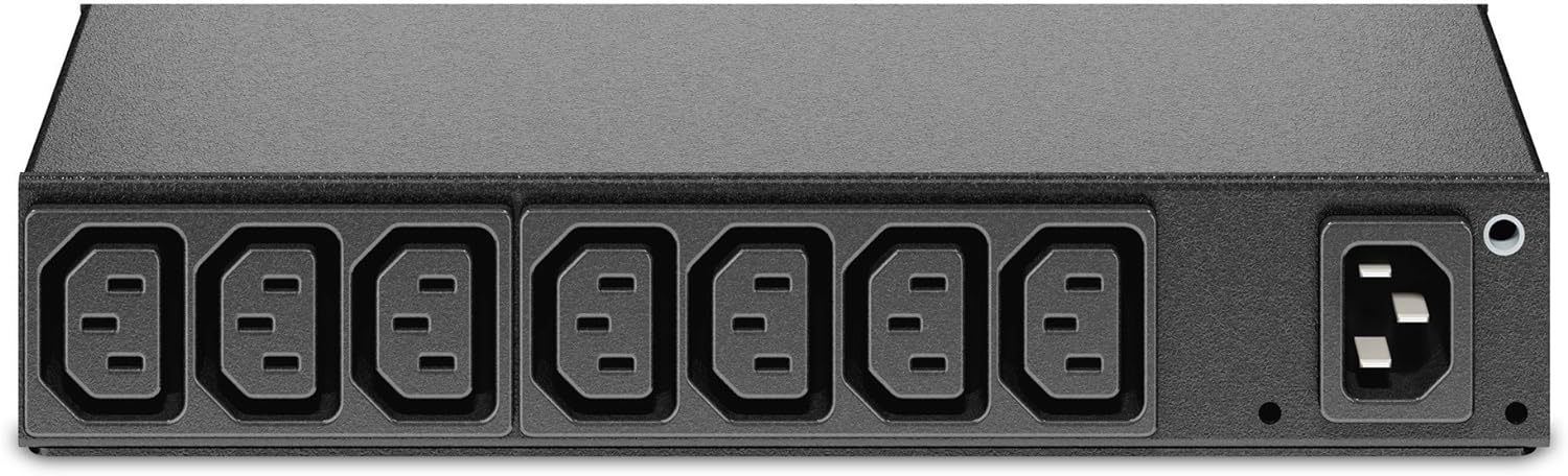 APC AP6015A unidad de distribución de energía (PDU) 0U/1U Negro 8 salidas AC - Unidad de distribución de energía (PDUs) (Básico, 1U, Horizontal, Negro, VDE, CE, 8 salidas AC