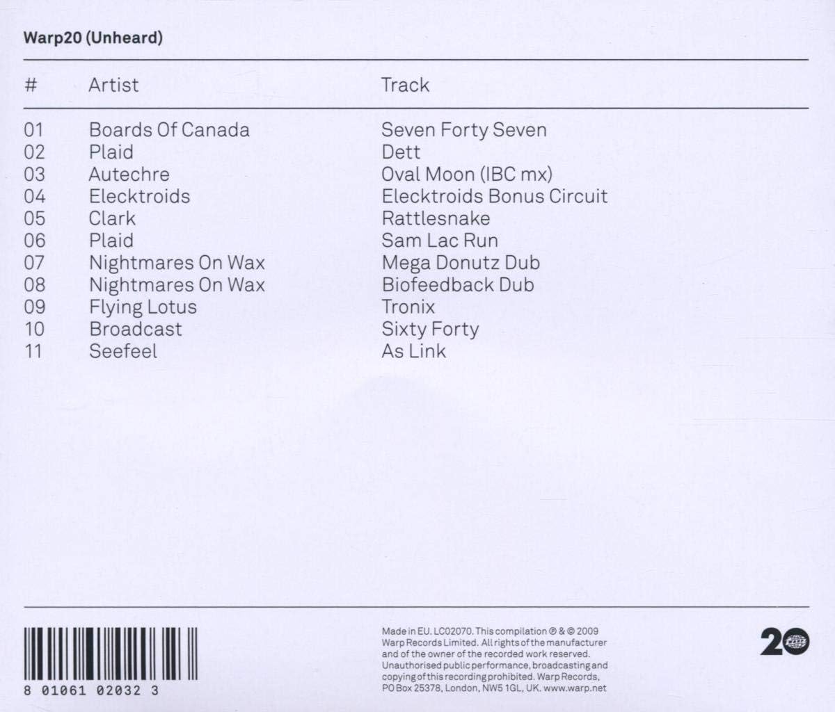 Warp20 (Unheard
