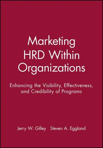 Marketing HRD Within Organizations