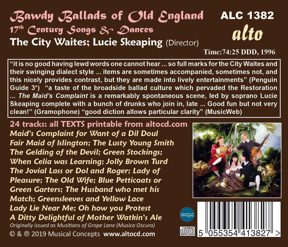 Bawdy Ballads of Old England - 17th Century Songs & Dances