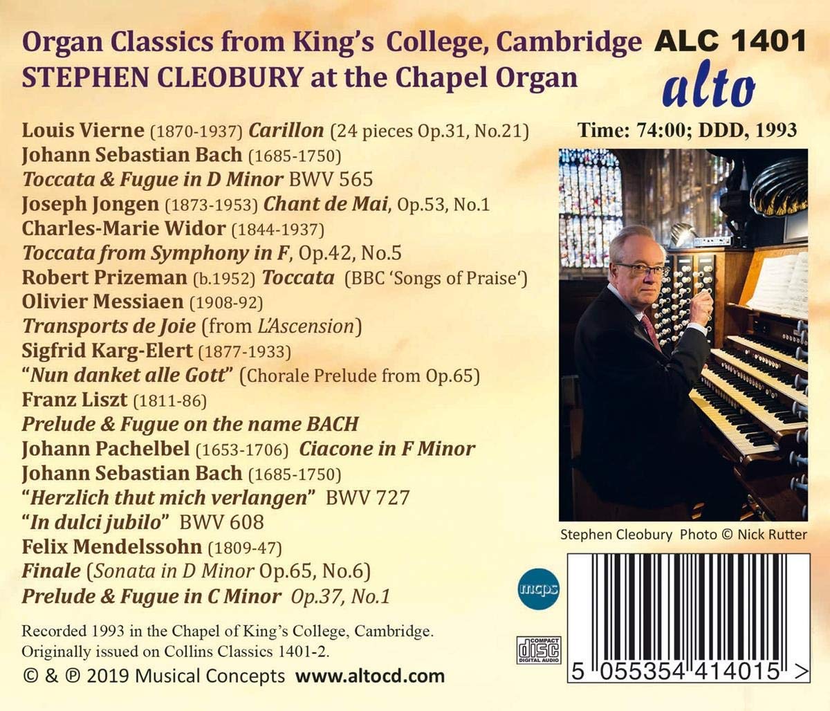 Organ Classics From King's College Chapel