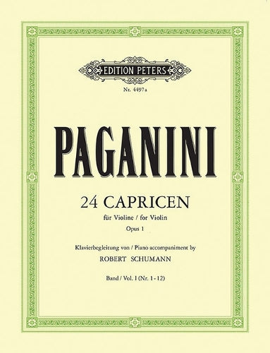24 Caprices With Piano Accompaniment Vol