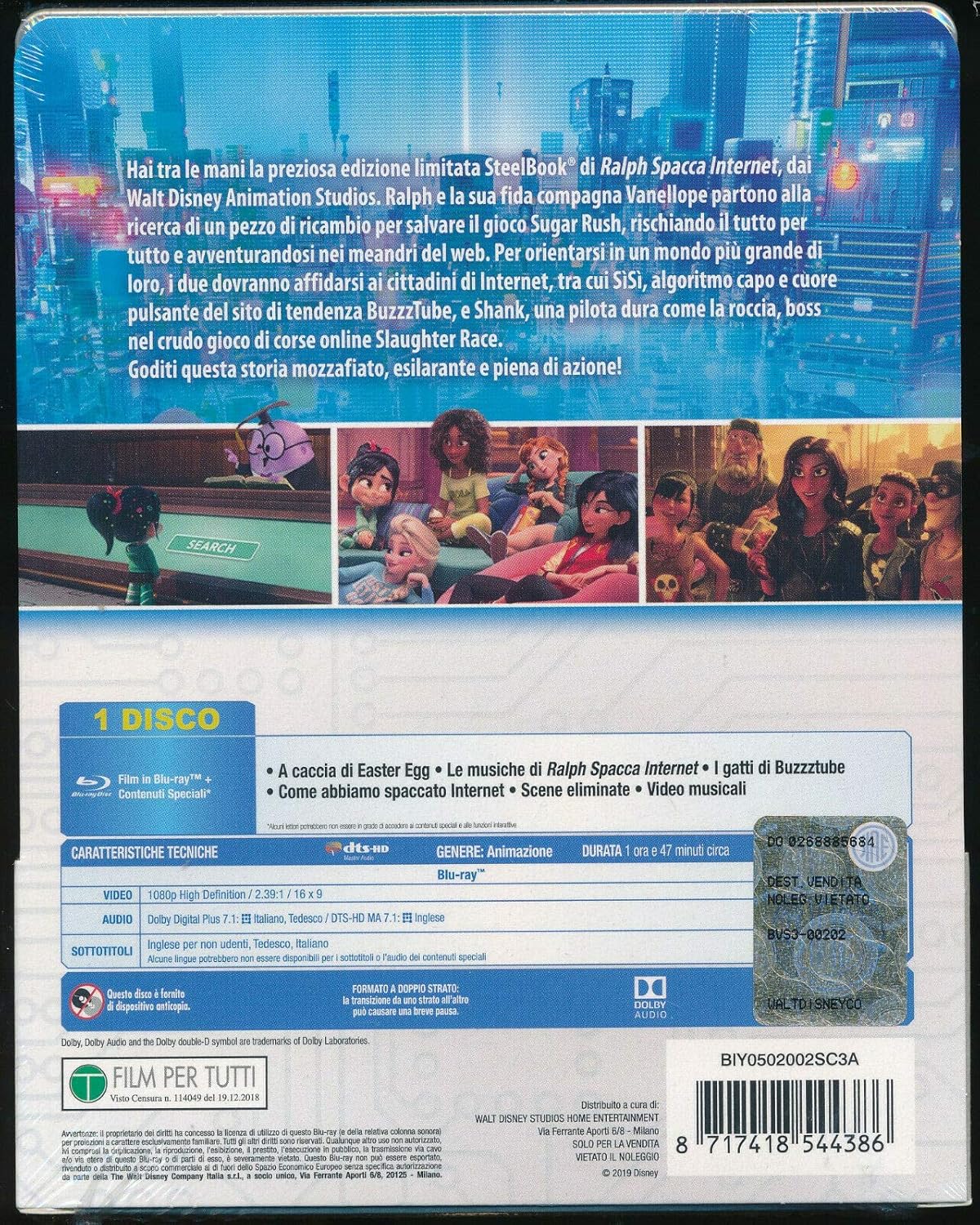 Ralph Spacca Internet (Steelbook)