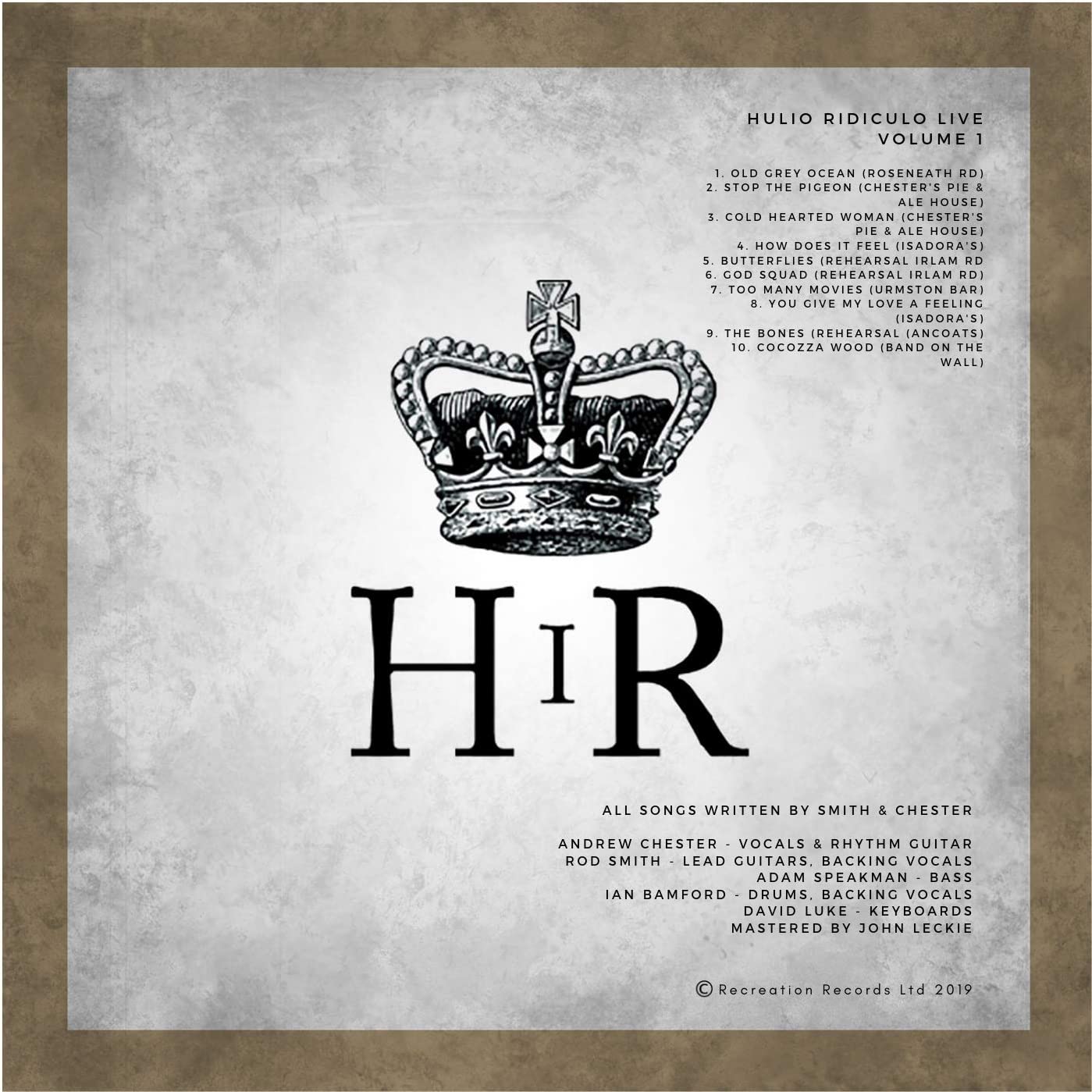 Hulio Ridiculo Live Volume 1