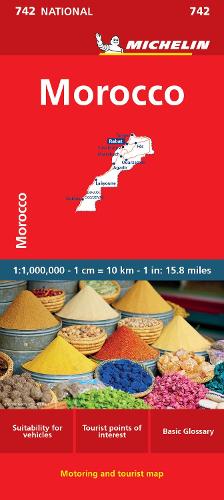 Morocco - Michelin National Map 742: Map (Maps/Country Michelin