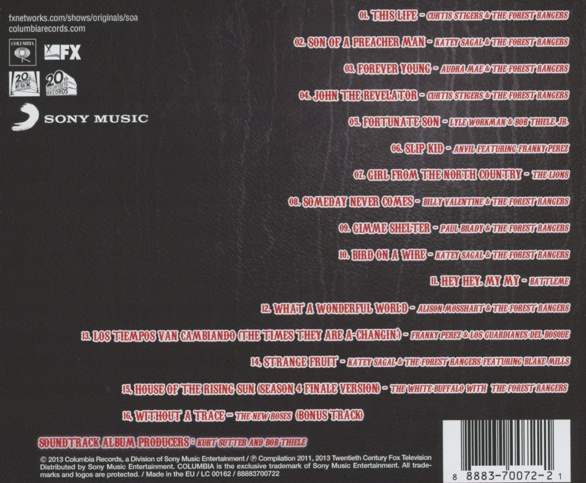 Songs of Anarchy: Music from Seasons 1-4 (inkl. Bonustrack