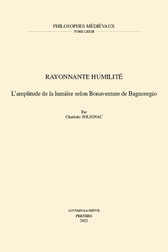 Rayonnante humilité